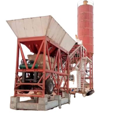 China 2022 Factory Factory Directly Manufacturing Mobile Concrete Batching Rig YHZS50 for sale