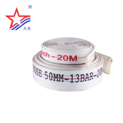 China Agricultural / Industrial / Daily Fire Fighting Water Hose Working Pressure 8 Bar PVC Lining for sale