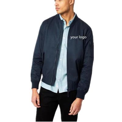 China Breathable High Quality Custom Made Clothes Man Embroidered Logo Fashion Mens Casual Bomber Jackets for sale