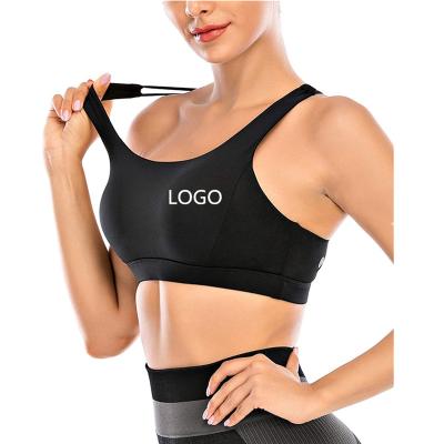 China 2021 breathable new fashion cross ties high quality custom made fashion yoga bra logo sports bra for sale