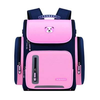 China Customized Waterproof Multi Function Logo Children School Bags Large Capacity Polyester Children Studying Bags for sale