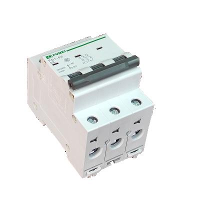 China micro circuit breaker C65N MCB 1P 2P 3P 4P FD1-63/3P for sale