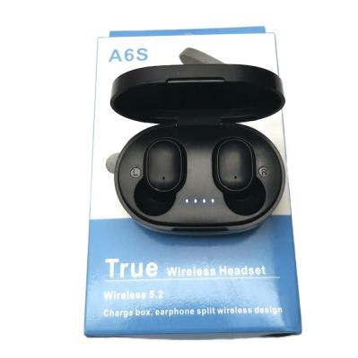 China Low Latency A6S TWS Earphone BT 5.0 Sports Waterproof True Wireless Stereo In Ear Headphone Wireless Earbuds for sale