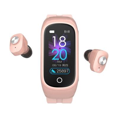 China GPS Navigation N8 Smartwatch T89 Wireless Fitness Tracker T90 Relogio Inteligente M1 3 in 1 TWS Earphone Bracelet N8 Smart Watch with earbuds for sale