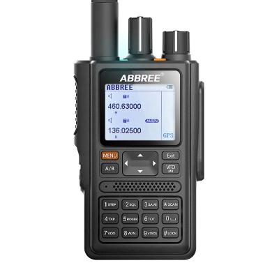 China High Power DTMF VOX SOS ABBREE AR-F8 1.77LCD GPS 999CH GPS All Bands (136-520MHz) Frequency/CTCSS Detection Long Range Walkie Talkie Radio for sale