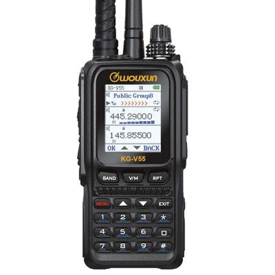 China WOUXUN KG-V55 Plastic UV Dual Band, 4G LTE Public Network Radio For US Amateur Ham Handheld Transceiver Two Way Radio Walkie Talkie for sale