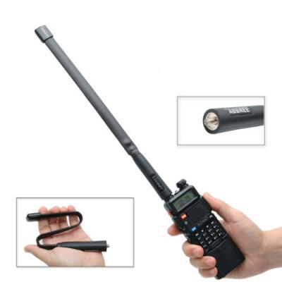 China Plastic +metal ABBREE AR-152A 33CM Dual Band SMA-Female VHF UHF Foldable For Baofeng UV-5R UV-82 BF-888S Ham Radio Walkie Talkie for sale