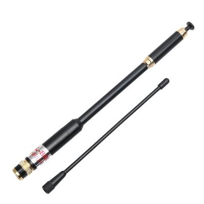 China CROP AL-800 BNC UHF/VHF 144/430Mhz Dual Band Telescopic Antenna for IC-V8/V82/V85 TK308 HT440 CP500 Ham Walkie Talkie BNC AL-800 for sale