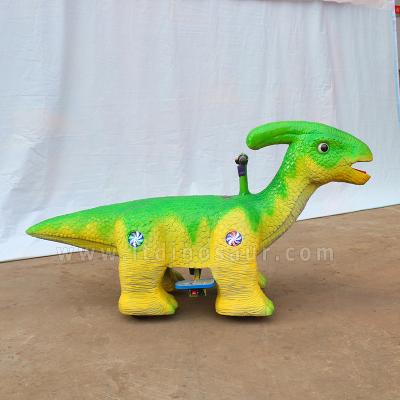 China Silicone Amusement Park Dinosaur Coin Kiddie Rides Equipment Outdoor Dinoride for Sale for sale