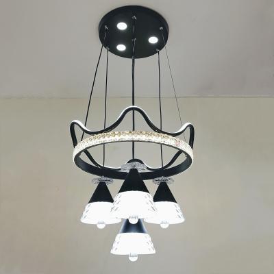 China Good Quality Modern Crown Hotel Chandelier For Home Lighting Simple LED Pendant Light for sale