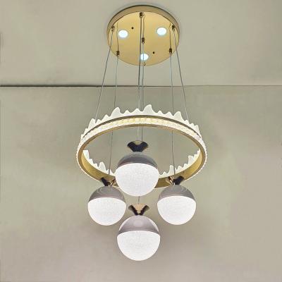 China Good Quality Modern Wholesale Aluminum Chandelier Hotel LED Remote Control Pendant Light for sale