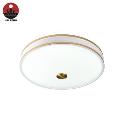 China Brave American Style Bedroom Exterior Mounted Lights Iron Base Glass Black White Gold Led Ceiling Lights for sale