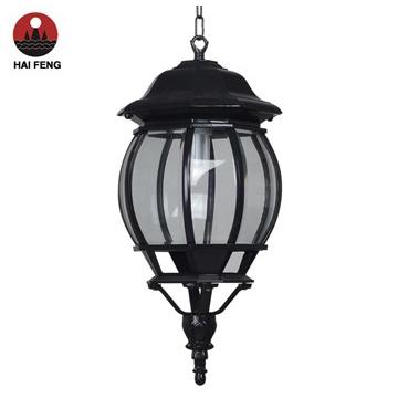 China Garden/Gate/Antique E27 Glass Aluminum Garden Yard Black LED Lamp/Outdoor Home Pillar/Gate Light for sale