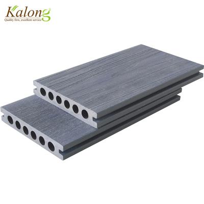 China Contemporary Waterproof Outdoor Timber Wpc Decking Factory Composite Wpc Decking Made In China for sale