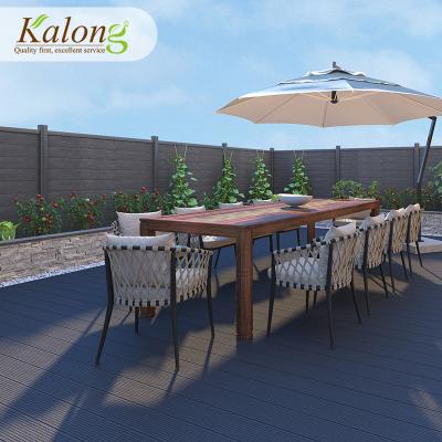 China Contemporary high quality outdoor wood plastic wpc soild decking composite flooring waterproof and anti-slip for sale