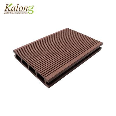 China Kalong contemporary hot sale and easy installation modern design outdoor wpc decking flooring for sale