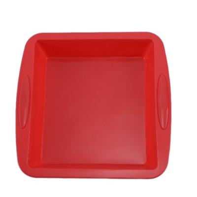 China Viable size can be red exquisite square cake mold customized baking tools for sale