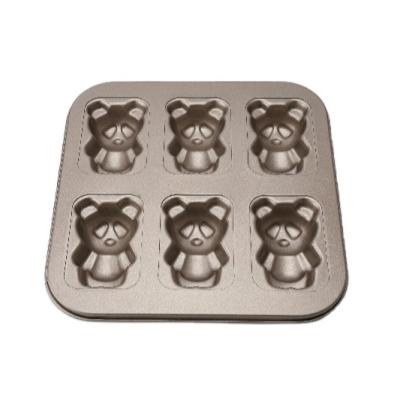 China Sustainable Chinese Suppliers Panda Shape Advanced Nonstick Baking Bakeware for sale