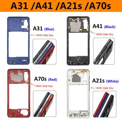 China 100% New For Samsung A21S A31 A41 A70S Middle View Middle Bezel Plate Replacement With Turn On Volume Button For Samsung A20S A30S A50S A70 for sale