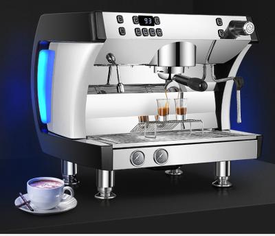 China Commercial and Professional Hotel Semi-automatic Coffee Espresso Maker with SS Boiler for Make Espresso Cappuccino and Espresso for sale