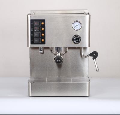 China Commercial Hotel Espresso Coffee Machine With Whole Stainless Steel Housing For Home Use 15 Bar Coffee Machine Making Espresso Latte for sale