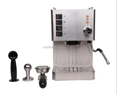 China Semi-automatic with over heat and over pressure protection device semi-automatic coffee maker for home use ulka pump stainless steel housing for sale