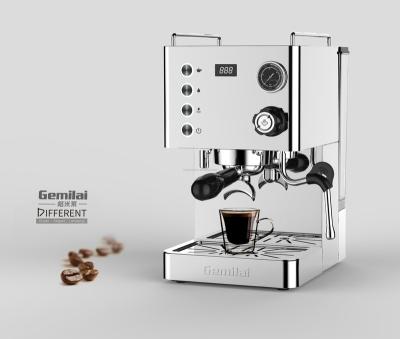 China Household Espresso Machine Commercial With Household Coffee Machines PID Setting And Pressure Gauge For Baristar Use for sale