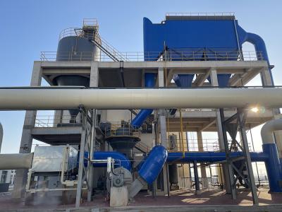 China Hydratisiertes Kalkpulver System Entsulfurisierung Kalkstein Ultrafeine vertikale Mühle 325 Maschen Kalziumcarbonat Pulver Mil zu verkaufen