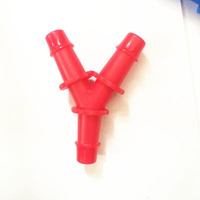 China China Manufacturer PP Plastic Plastic Injection Mold For Y Shape 3 Way Pipe Connector for sale