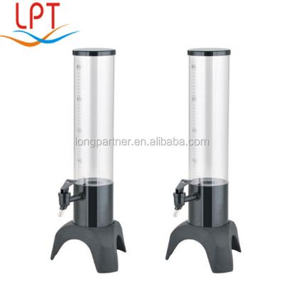 China Beer Cooler Hot Sale 1.5L Beer Dispenser With Ice Cube Melting Base for sale