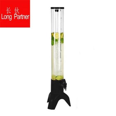 China Hot Sale Beer Dispenser Plastic Beer Tower, 3L Beer Dispenser Tower for sale