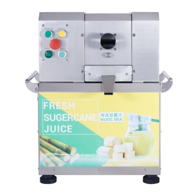 China Commercial Sugarcane Juicer Extractor 4 Rollers Sugar Cane Juice Machine Sugar Cane Juicer with Water Gun Cleaning for sale