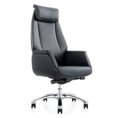 China Adjustable (Height) In Stock Modern Design Luxury Comfortable Porcelain Cheap Executive Leather Office Chairs for sale