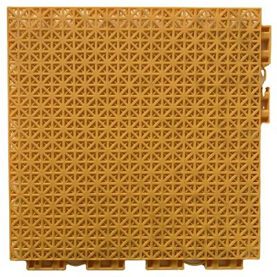 China Modern PP Interlocking Tiles Sports Flooring Plastic High Strength Waterproof Basketball Flooring Flooring for sale