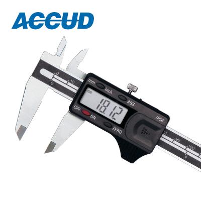 China High Quality Hardened Stainless Steel ACCUD IP54 300mm Digital Vernier Caliper for sale