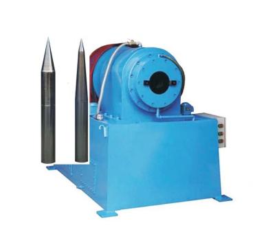 China Building Material Stores Tube Pointing Sharpening Helix Winding Metal Strip On Steel Pipe Ground Screw Spiral Welding Machine for sale