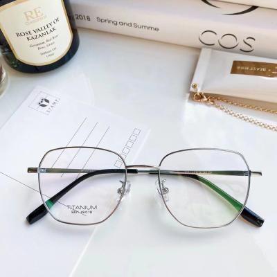 China Fashion optical frames 2022 newest fashion luxury quality titanium glasses frame optical frame glass frames for eye glass factory outlet WK9221 for sale