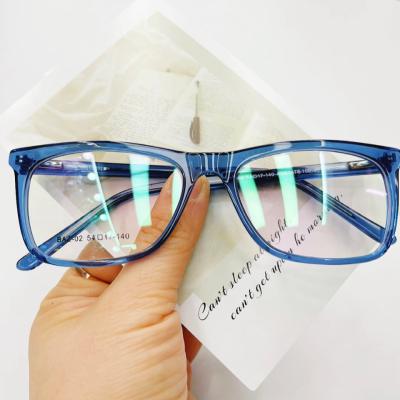 China 2021 Newest Design Acetate Frames Fashion Acetate Glasses Hot Sale Acetate Optical Blue Light Blocking Glasses For Wholesales Stock BAZ-02 for sale