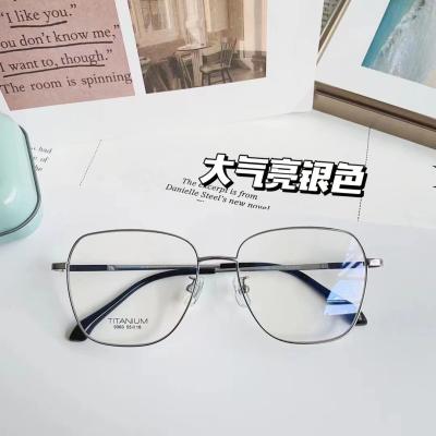 China 2021 best selling fcomputer titanium optical glass eyewear blue light blocking optical frame titanium eyewear for wholesales WK9360 for sale