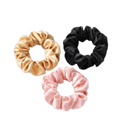 China Mulberry Silk Custom 19mm Designer Wholesale Oversized Daily Luxury Scrunchies for sale