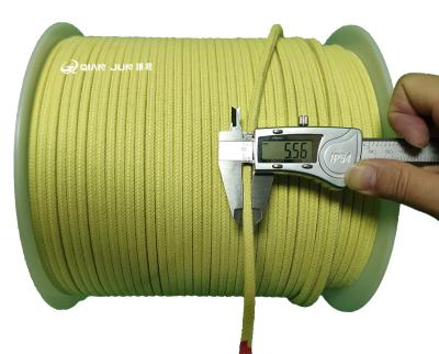 China Dupont Kevlar aramid rope for toughened glass plant machinery for sale