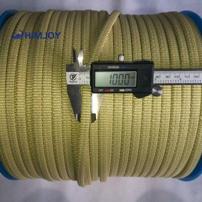 China Fabricante venta directa cuerda redonda de cordón de aramida de alta resistencia de kevlar 5 mm 6 mm 8 mm cuerda plana cuerdas cuadradas en venta