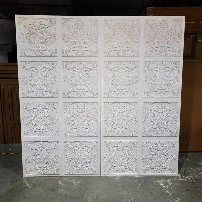 China White acrylic and pvc backdrop buy durable sale wedding backdrop for party banquet event supplier for sale