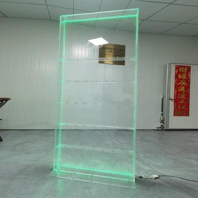 China Durable Manufacturer Price Clear Acrylic Champagne Wall With Light for sale