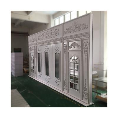 China The Hard Outdoor Wedding Supplies Exhibition Event Decoration Wedding Backdrops For Sale for sale