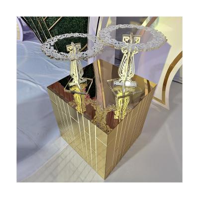 China Fashion Design Tough Event Wedding Display Household Cake Table For Decorations for sale