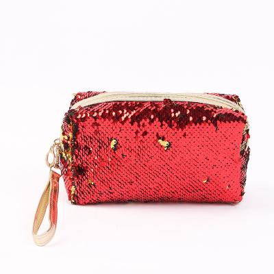 China Hot Selling New Shinee Amazon Sequin Bag Fashion Portable Octagonal Cosmetic Bag Travel Portable Storage Bag for sale