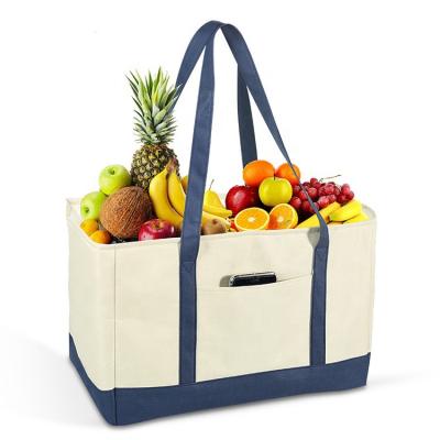 China Fashion Hot Sale Large Food Cooler Lunch Shopping Picnic Tote Thermal Lunch Foil Insulated Bag for sale