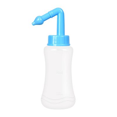 China Non-toxic Portable Nasal Irrigation with Salt Nose Cleaner Neti Pot Nasal Wash Bottle For Adult Kid Nose Cleaner for sale