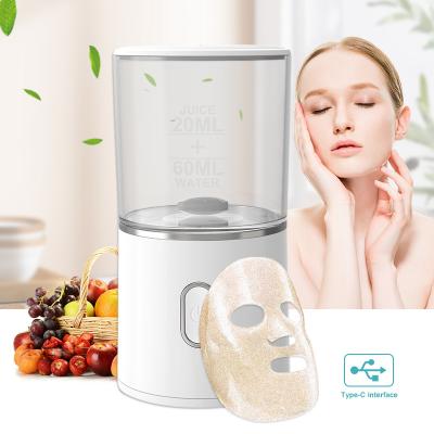 China Skin Tightening DIY Fruit Beauty Mask Maker Face Collagen Mask Maker Automatic Facial Machine for sale